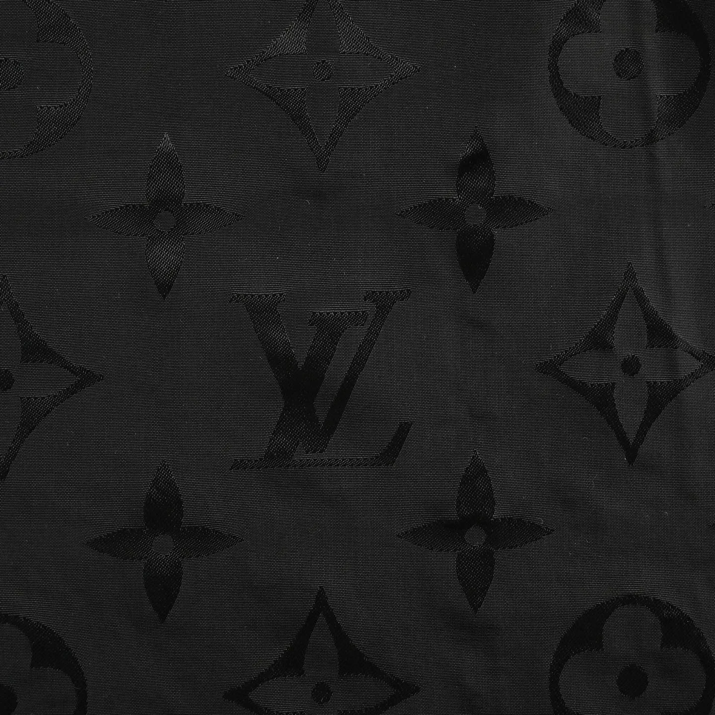 Louis Vuitton/Louis Vuitton metal logo sleeves and leather work jacket